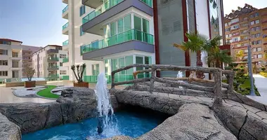 Wohnung 3 Zimmer mit Meerblick, mit Schwimmbad, mit Bergblick in Alanya, Türkei