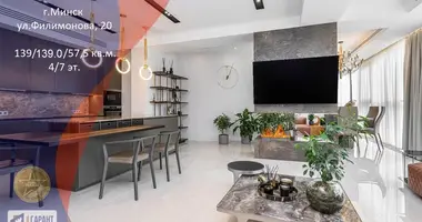 Apartamento 3 habitaciones en Minsk, Bielorrusia