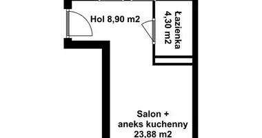 Квартира 3 комнаты в Msciszewo, Польша
