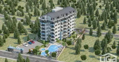 Wohnung 3 Zimmer mit Schwimmbad, mit Sauna, mit Kinderspielplatz in Alanya, Türkei