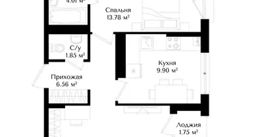 Квартира 2 комнаты в Ташкент, Узбекистан