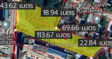 Участок земли в Ban Bang Thao, Таиланд