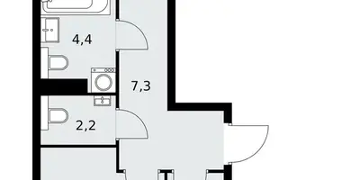 Appartement 2 chambres dans poselenie Sosenskoe, Fédération de Russie