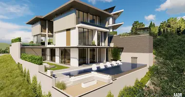 Villa 5 chambres avec Fenêtres double vitrage, avec Balcon, avec Vue sur la mer dans Mahmutlar, Turquie