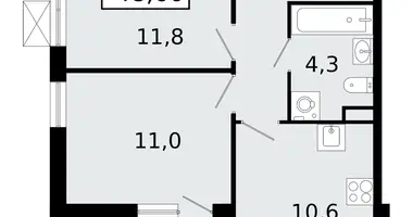 Apartamento 2 habitaciones en Vsevolozhsk, Rusia