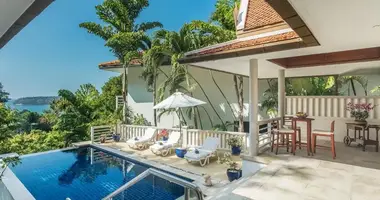 Villa 4 chambres avec Fenêtres double vitrage, avec Meublesd, avec Climatiseur dans Ban Kata, Thaïlande