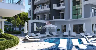 2 room apartment with parking, with elevator, with sea view in Alanya, Turkey