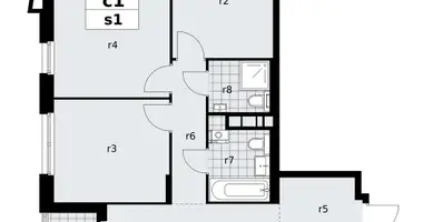 Appartement 3 chambres dans poselenie Sosenskoe, Fédération de Russie