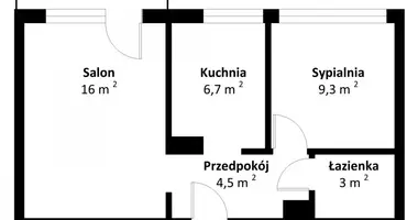 Appartement 2 chambres dans Cracovie, Pologne