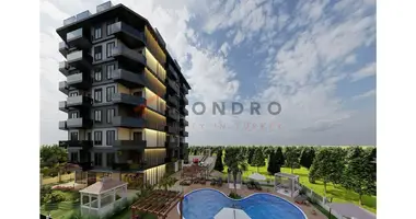 Apartamento 2 habitaciones con balcón, con airea acondicionado, con vista al mar en Incekum, Turquía
