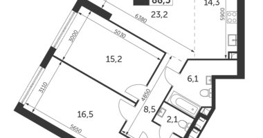 Apartamento 3 habitaciones en Konkovo District, Rusia