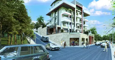 1 room apartment with balcony, with furniture, with elevator in Alanya, Turkey