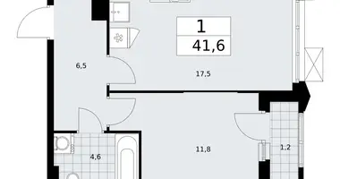 Appartement 1 chambre dans Troïtsk, Russie