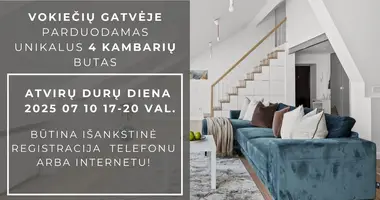 Apartamento 4 habitaciones en Vilna, Lituania
