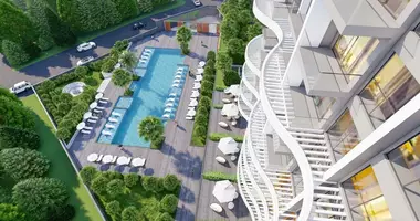 Penthouse 4 pokoi z balkon, z klimatyzacja, z widok na morze w Demirtas, Turcja