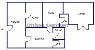 Дом 3 комнаты в Каллошемьен, Венгрия