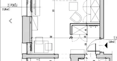 Apartamento 2 habitaciones en Varsovia, Polonia