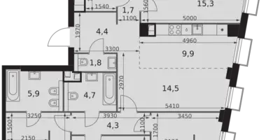 Appartement 5 chambres dans North-Western Administrative Okrug, Fédération de Russie