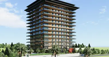 Penthouse 3 Zimmer mit Balkon, mit Klimaanlage, mit Meerblick in Karakocali, Türkei