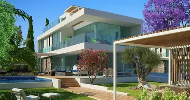 Villa 4 Zimmer mit Meerblick, mit Schwimmbad, mit Bergblick in Kouklia, Cyprus