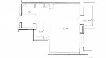 Apartamento 1 habitación en Minsk, Belarús