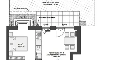 Apartamento 2 habitaciones en Danzig, Polonia