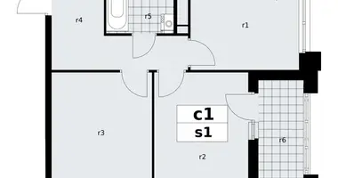 Wohnung 2 zimmer in poselenie Sosenskoe, Russland