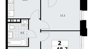 Appartement 2 chambres dans poselenie Sosenskoe, Fédération de Russie