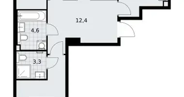 Appartement 3 chambres dans Troïtsk, Russie