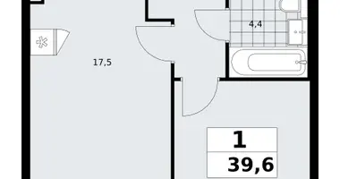 Appartement 1 chambre dans poselenie Sosenskoe, Fédération de Russie