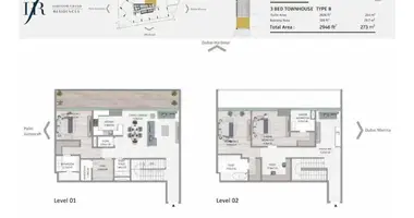 Reihenhaus  mit Doppelt verglaste Fenster, mit Balkon, mit Möbliert in Dubai, Vereinigte Arabische Emirate