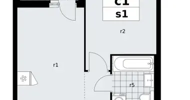 1 room apartment in poselenie Sosenskoe, Russia