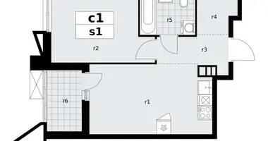 Appartement 1 chambre dans poselenie Sosenskoe, Fédération de Russie