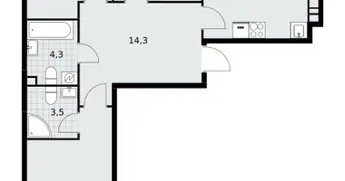 Appartement 3 chambres dans Postnikovo, Fédération de Russie