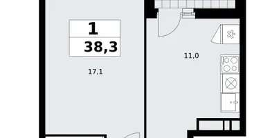 Mieszkanie 1 pokój w poselenie Sosenskoe, Rosja