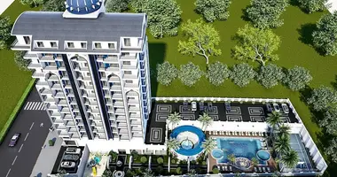 Penthouse 3 pokoi z Balkon, z Klimatyzator, z Widok na morze w Alanya, Turcja