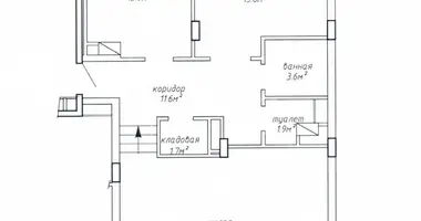 Apartamento 2 habitaciones en Minsk, Belarús