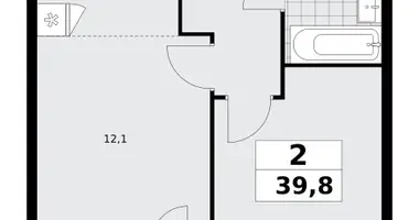 Appartement 2 chambres dans poselenie Sosenskoe, Fédération de Russie