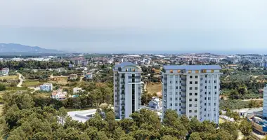 Penthouse 3 zimmer mit Balkon, mit Klimaanlage, mit Meerblick in Avsallar, Türkei