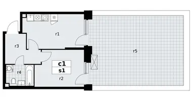 Appartement 1 chambre dans poselenie Sosenskoe, Fédération de Russie