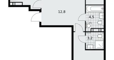 Appartement 3 chambres dans Moscou, Fédération de Russie