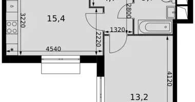 Appartement 1 chambre dans Razvilka, Fédération de Russie