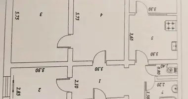 Квартира 3 комнаты в Ташкент, Узбекистан