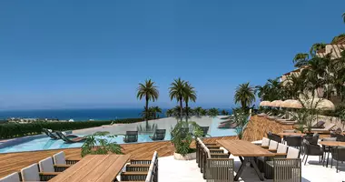 Penthouse 1 Zimmer mit Balkon, mit Klimaanlage, mit Meerblick in Akanthou, Nordzypern