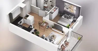 Apartamento 2 habitaciones en Poznan, Polonia