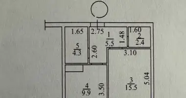 Apartamento 1 habitación en Odesa, Ucrania