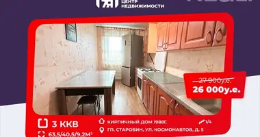 Apartamento 3 habitaciones en Starobin, Bielorrusia