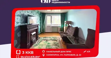 Wohnung 3 Zimmer in Soligorsk, Weißrussland