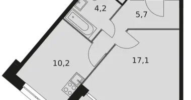 Appartement 1 chambre dans Moscou, Fédération de Russie