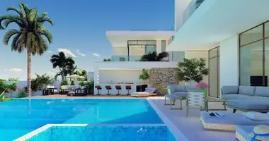 Villa 4 habitaciones con Vistas al mar, con Piscina, con Vista a la montaña en Prodromi, Chipre